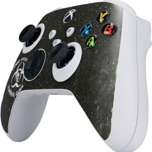 Zombie Apocalypse Survival Guide Xbox Series S Controller Skin